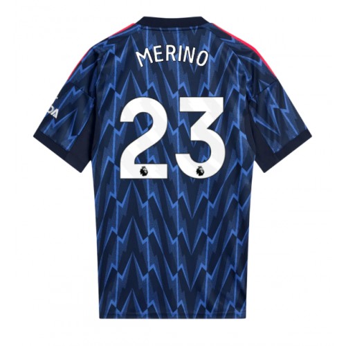 Stroje piłkarskie Arsenal Mikel Merino #23 Koszulka Wyjazdowej 2025-26 Krótki Rękaw